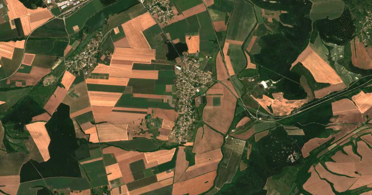 Carte satellite de Svetlen