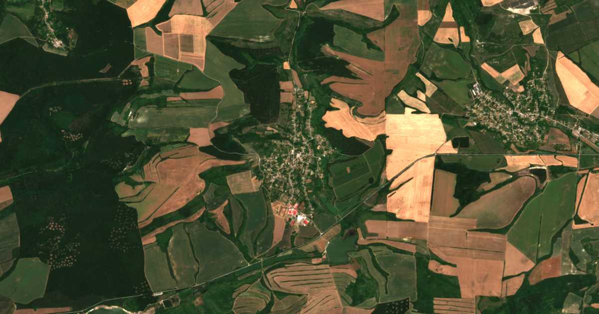 Carte satellite de Vodica