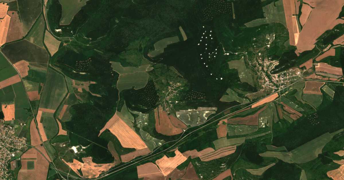 Carte satellite de Zavetno