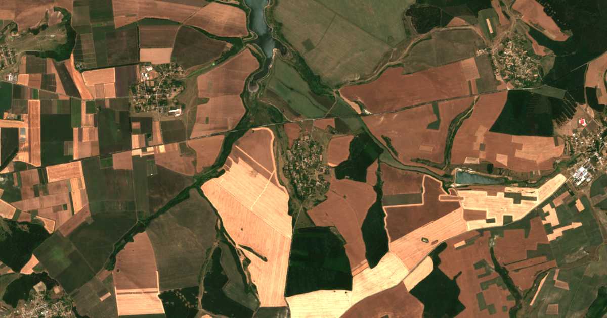 Carte satellite de Mirovets