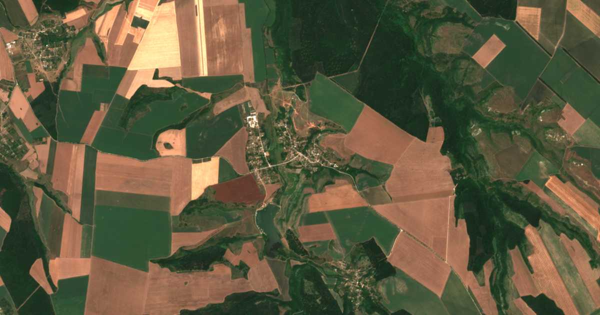 Carte satellite de Botevo