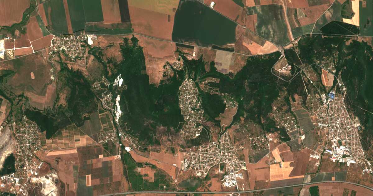 Carte satellite de Dobrogled