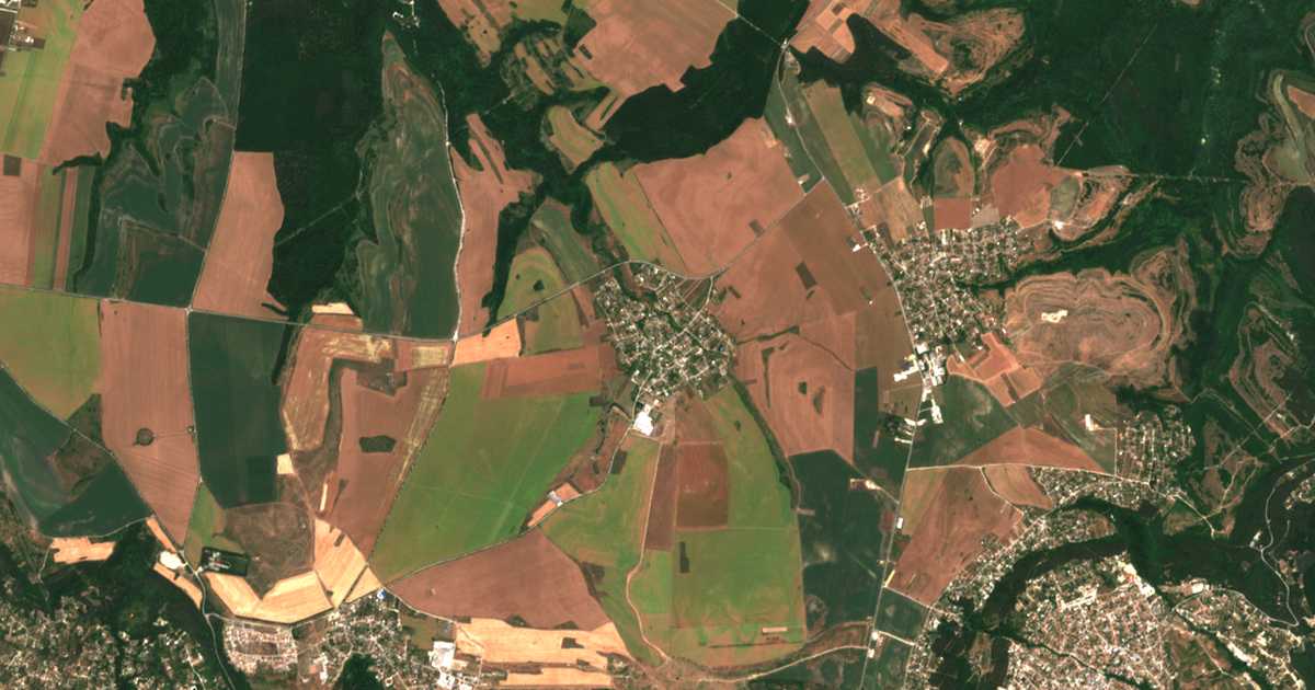 Carte satellite de Kumanovo
