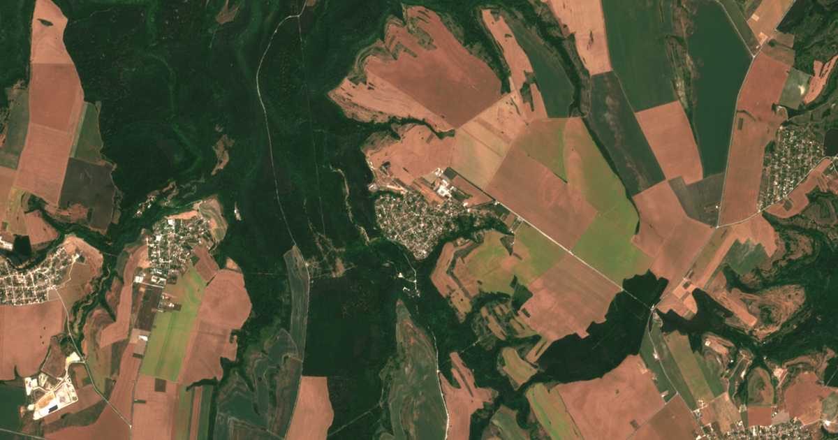 Carte satellite de Oreshak