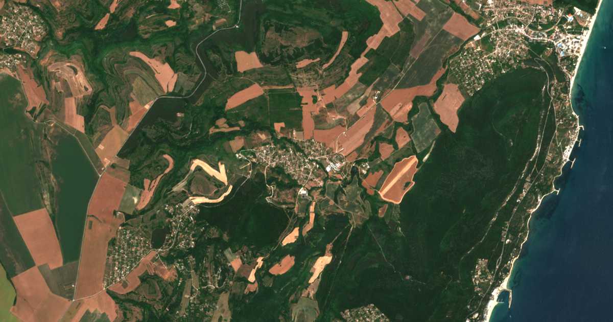 Carte satellite de Osenovo