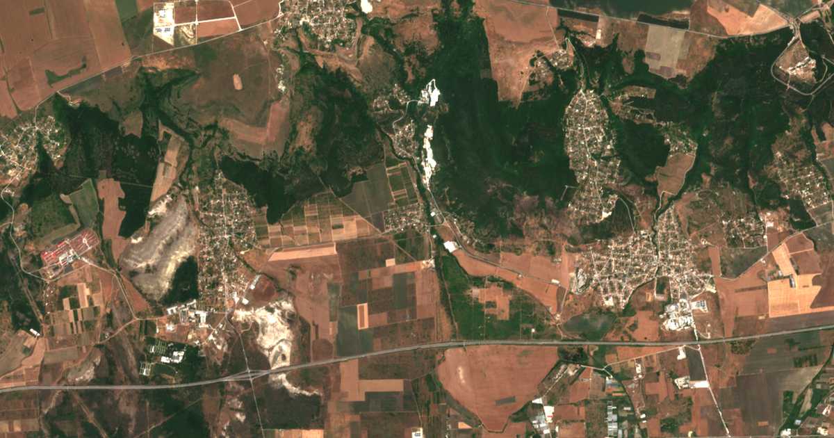 Carte satellite de Pripek