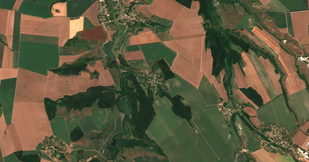 Carte satellite de Radevo