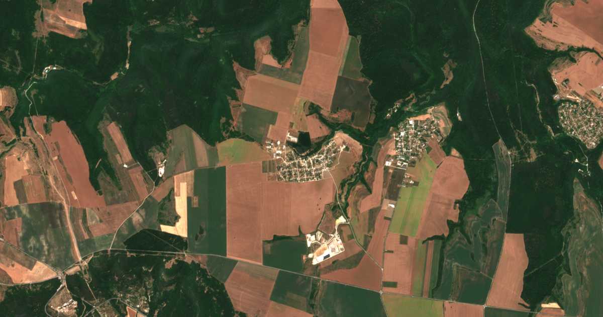 Carte satellite de Vaglen