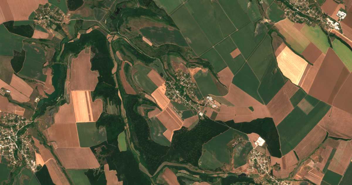Carte satellite de Voditsa