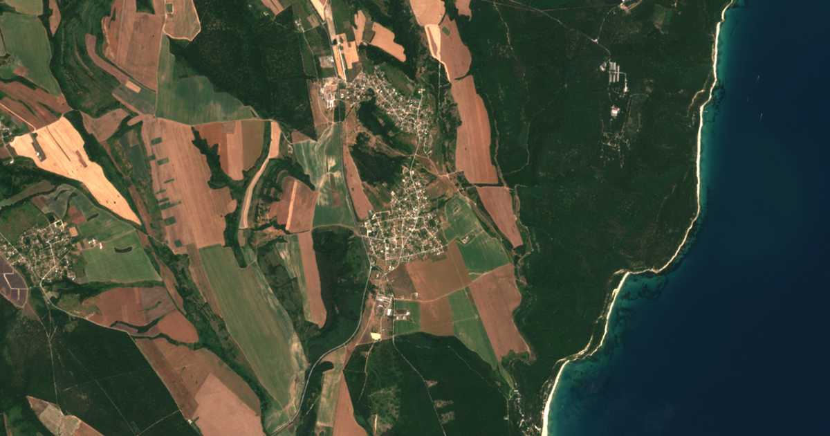Carte satellite de Bliznaci