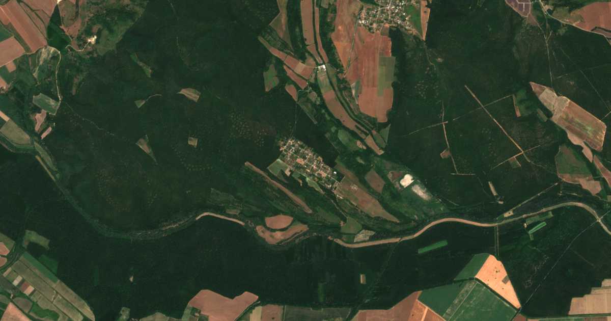 Carte satellite de Krusha