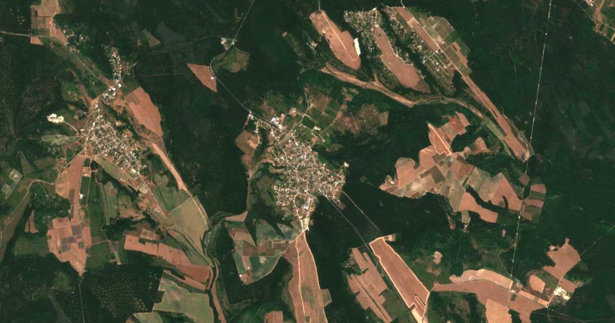 Carte satellite de Priselci