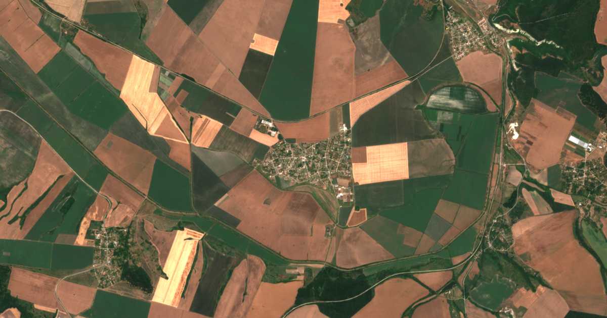 Carte satellite de Tsarevtsi