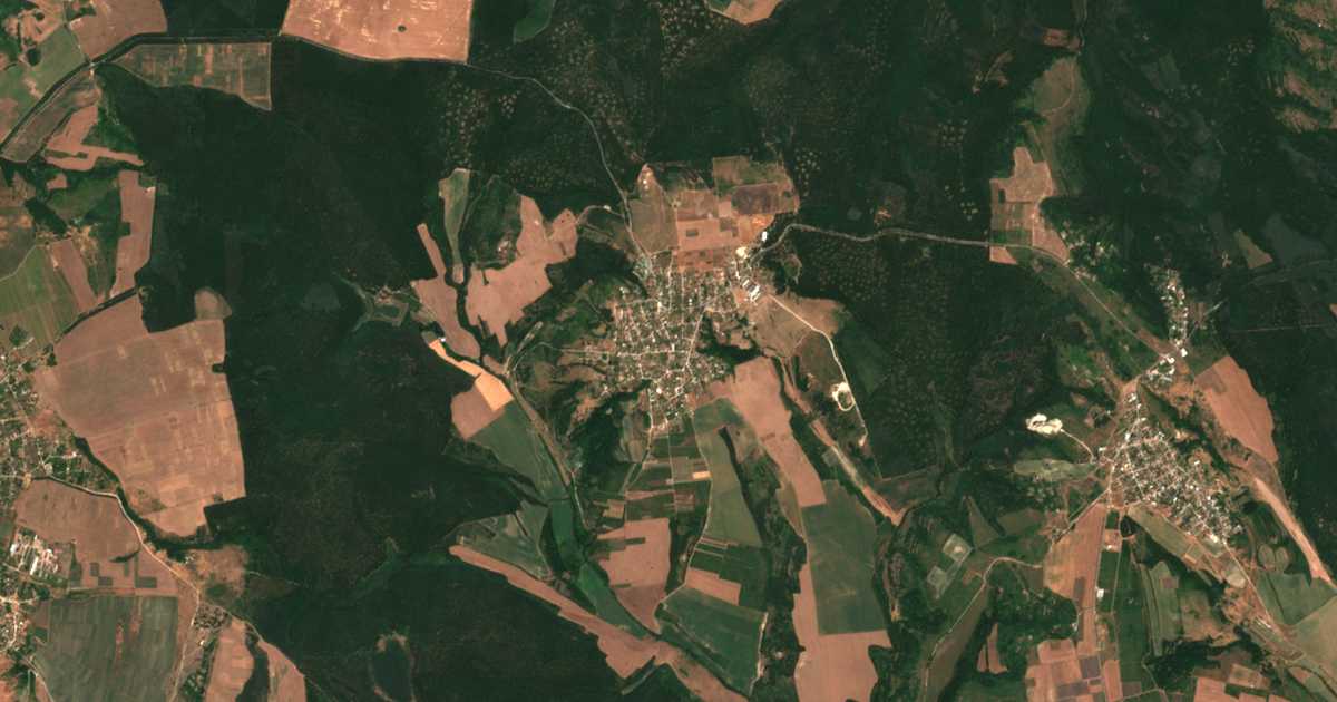 Carte satellite de Zdravets