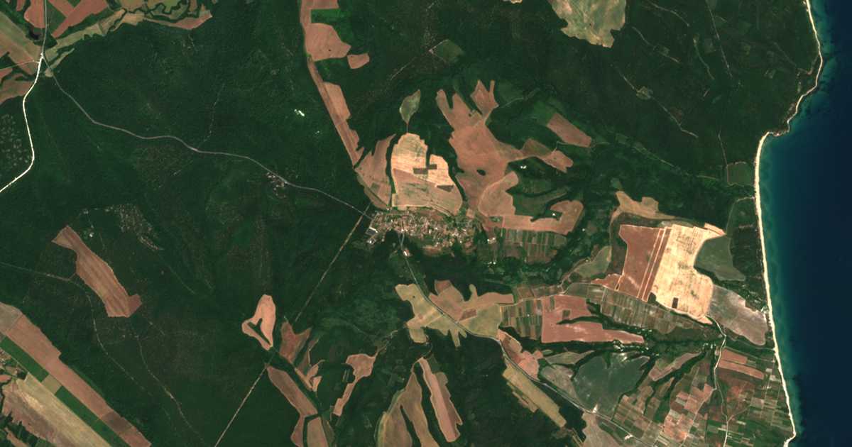Carte satellite de Gorica