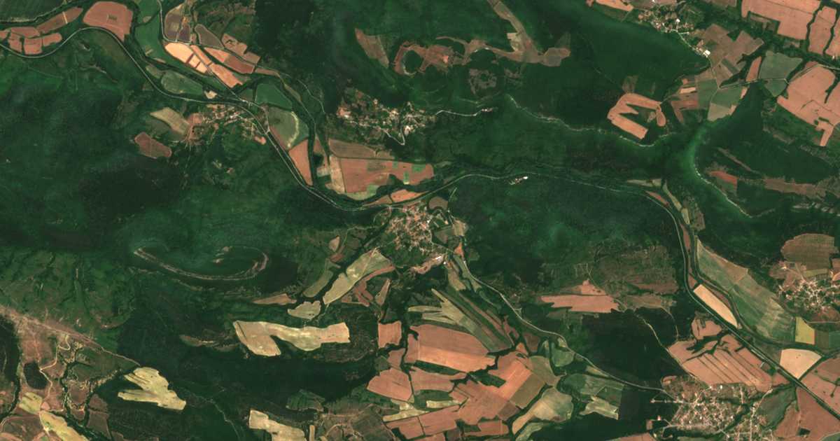 Carte satellite de Arkovna
