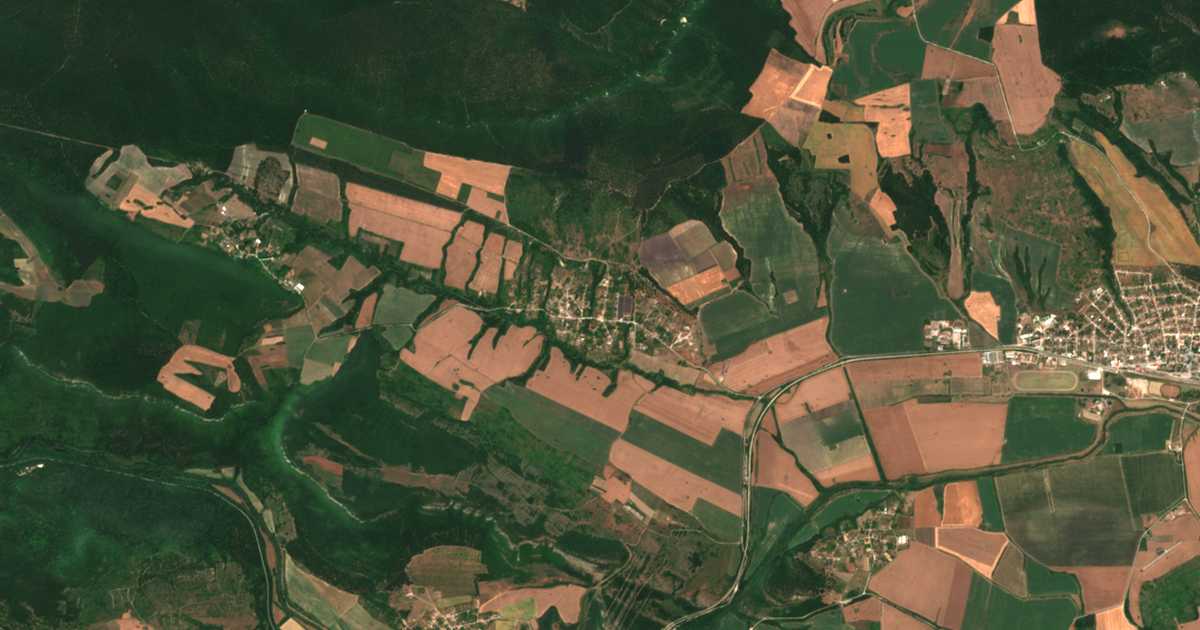 Carte satellite de Boryana