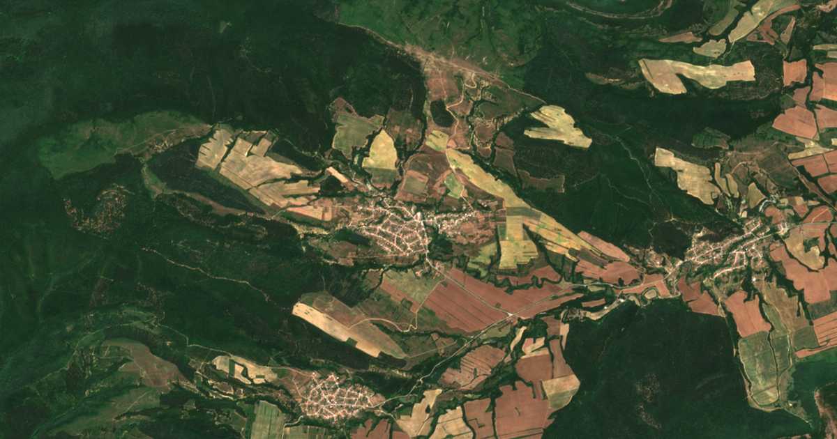 Carte satellite de Medovets
