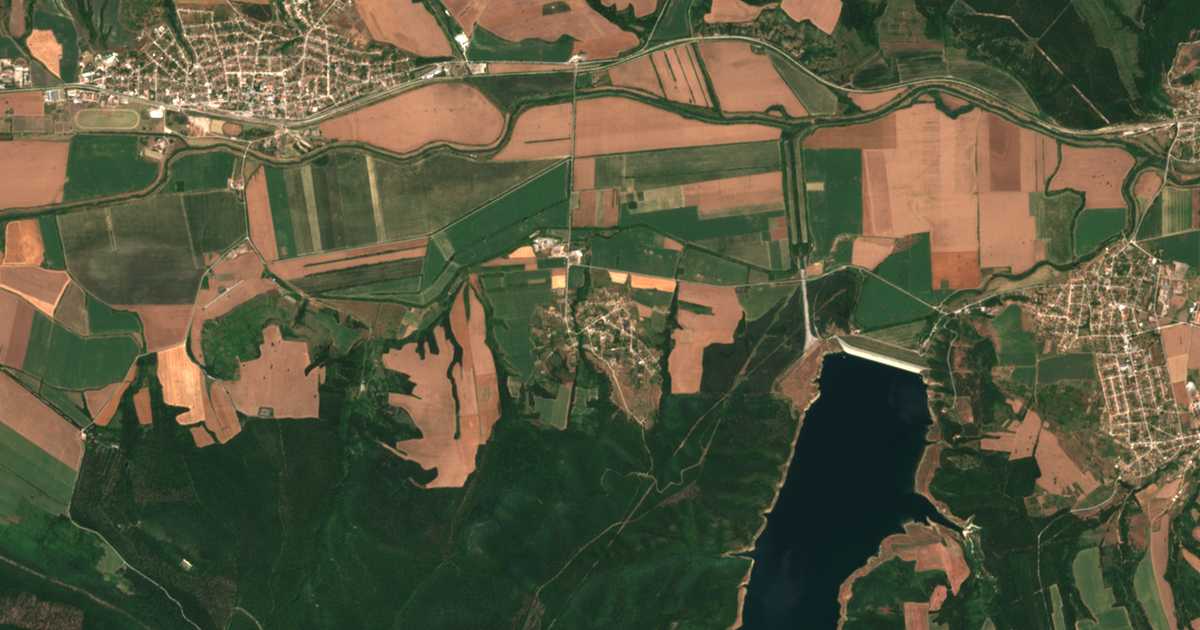 Carte satellite de Sava