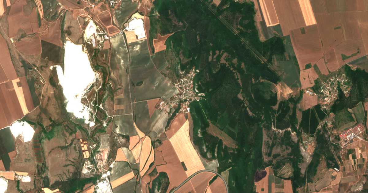 Carte satellite de Kipra