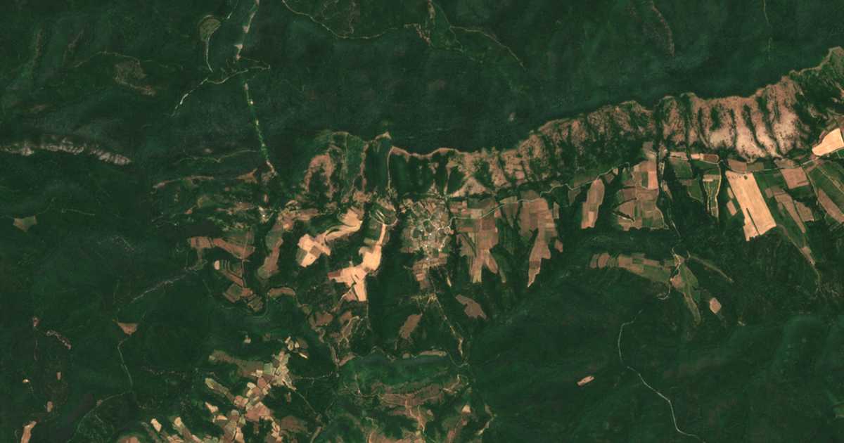 Carte satellite de Bulair