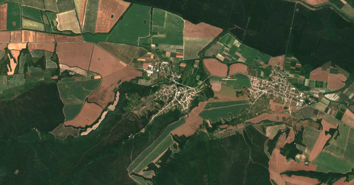 Carte satellite de Goren Čiflik