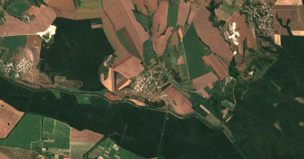 Carte satellite de Venelin