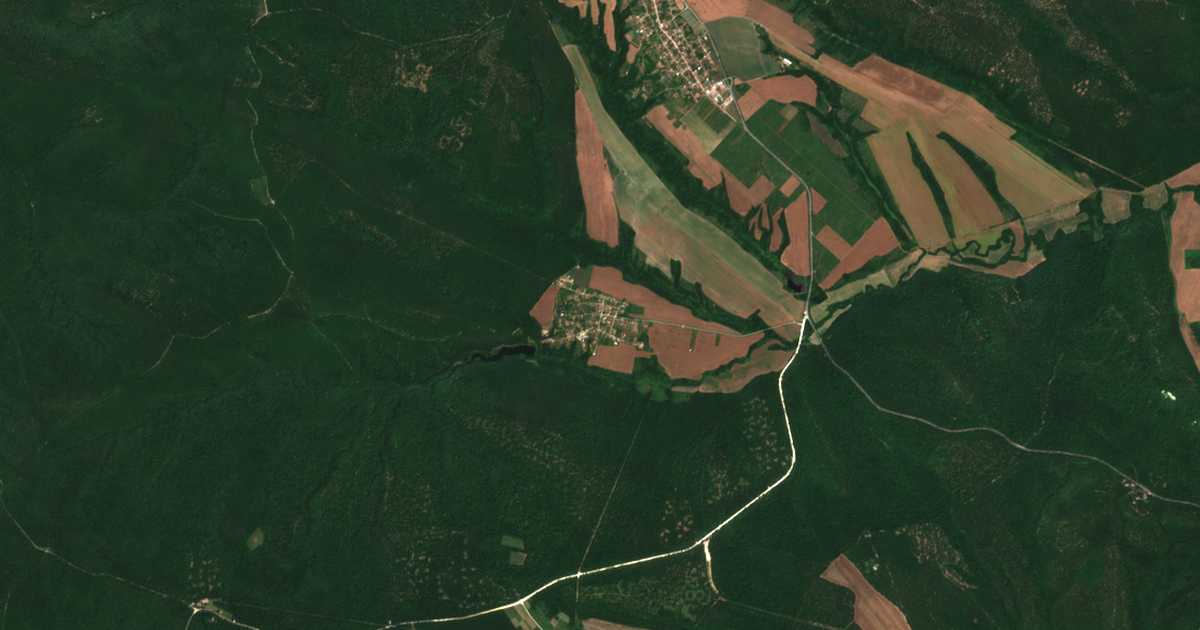 Carte satellite de Yunets