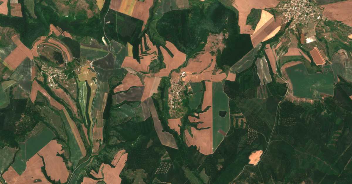 Carte satellite de Čajka