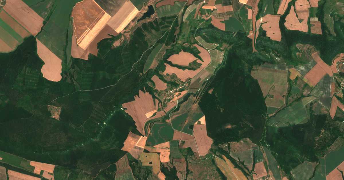 Carte satellite de Kiten