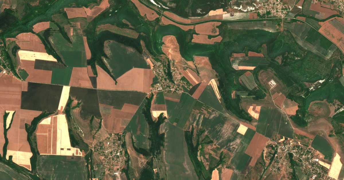 Carte satellite de Ravna