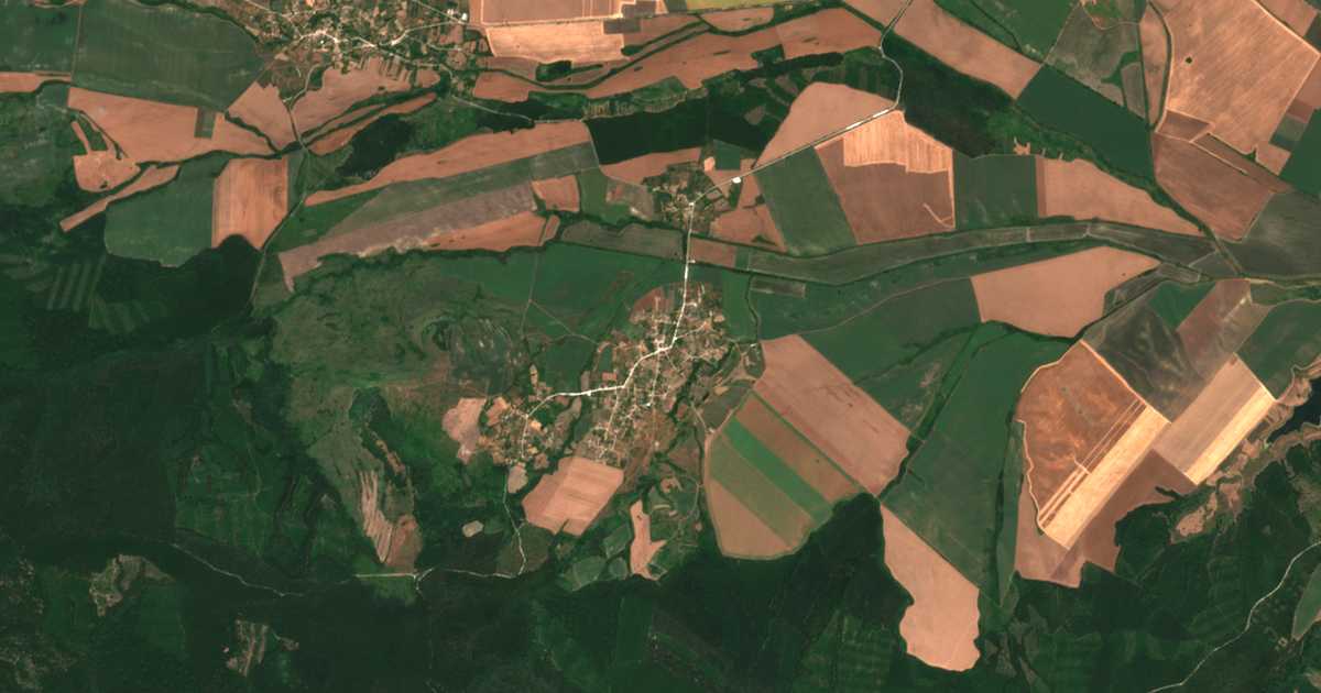 Carte satellite de Slavejkovo