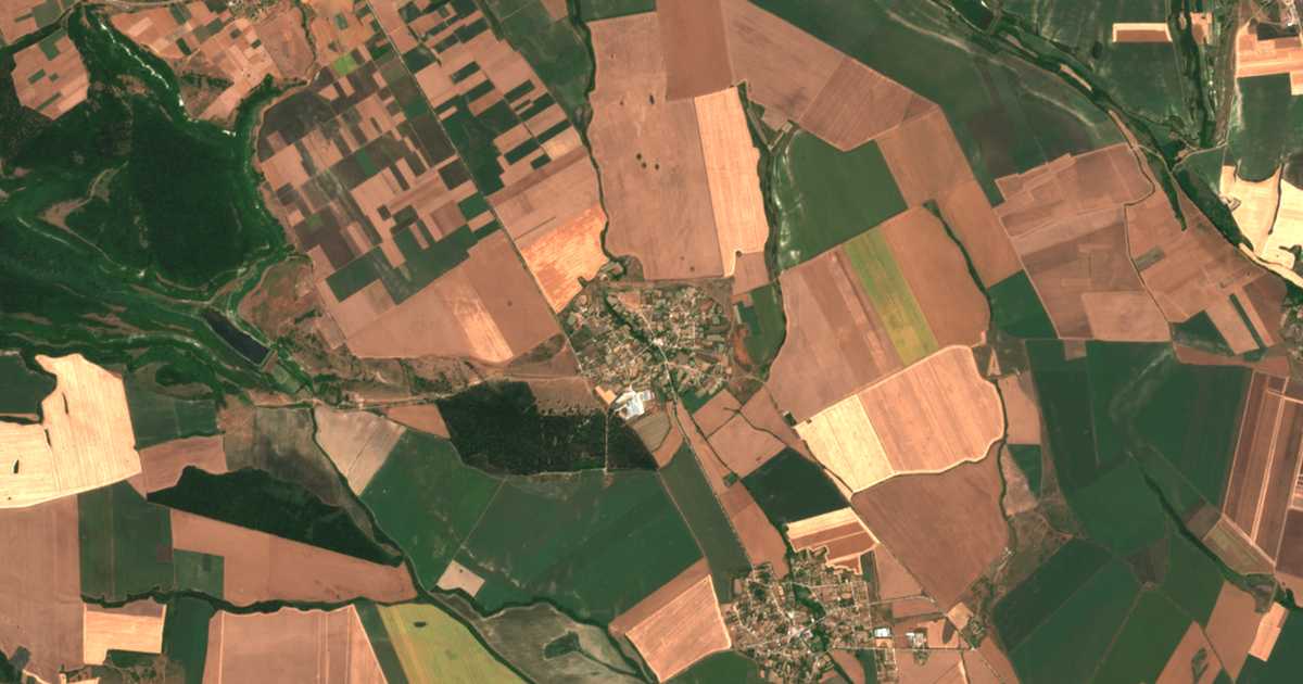 Carte satellite de Snezhina