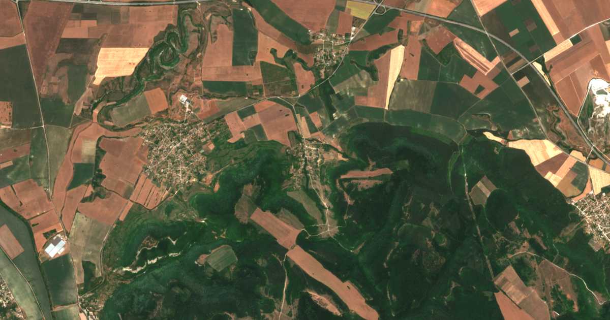 Carte satellite de Staroselets
