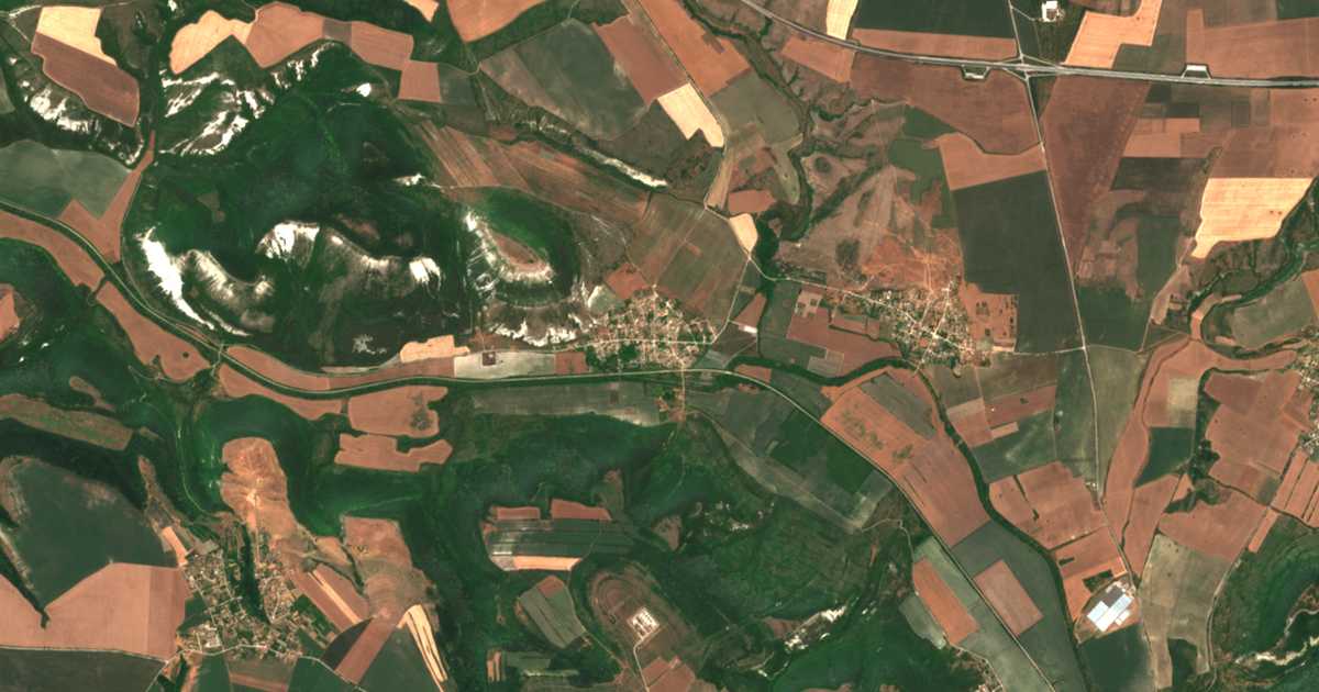 Carte satellite de Venchan