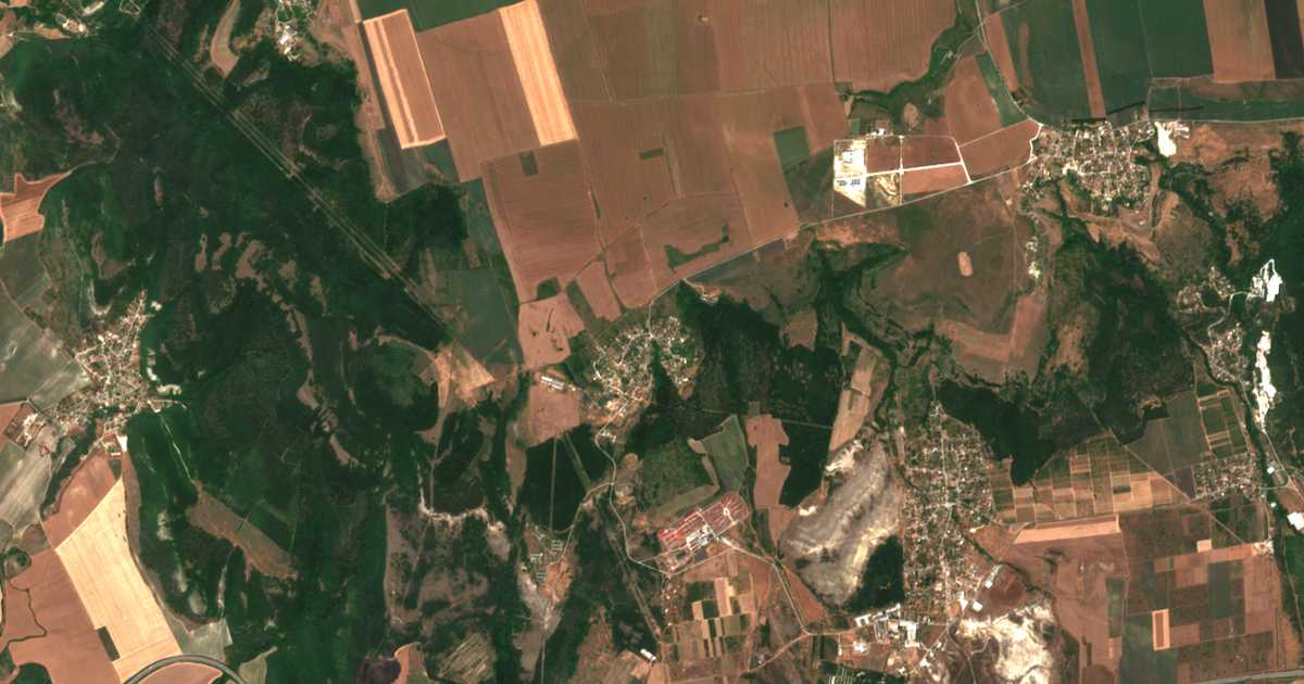 Carte satellite de Banovo