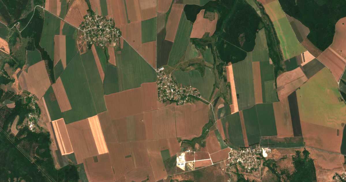 Carte satellite de Izgrev