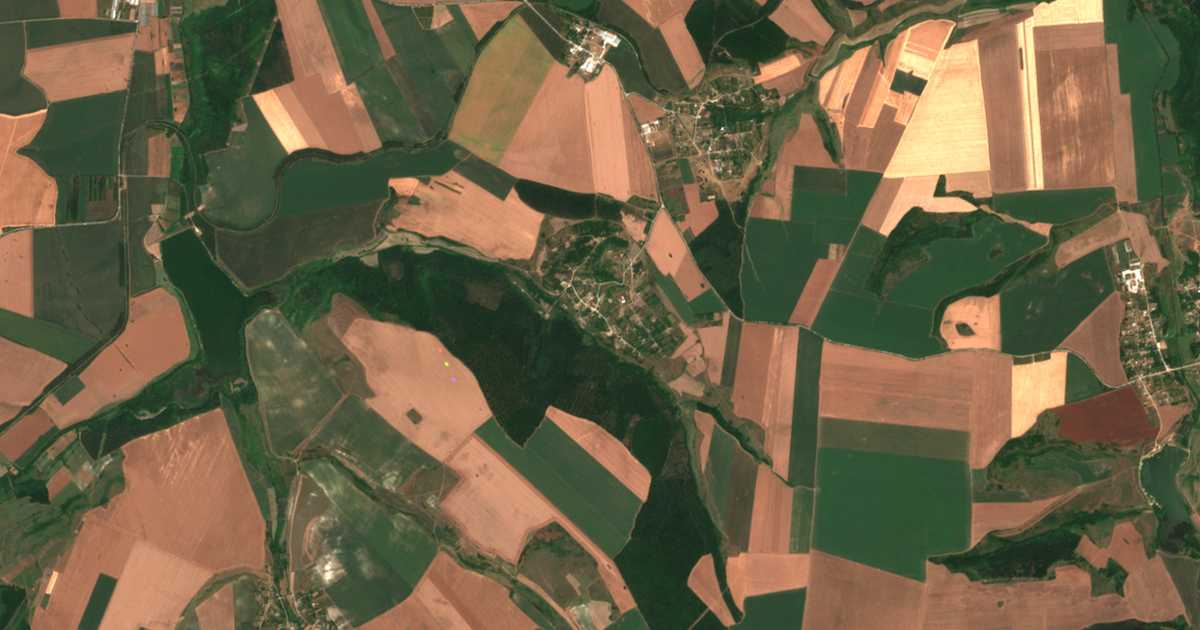 Carte satellite de Bojana