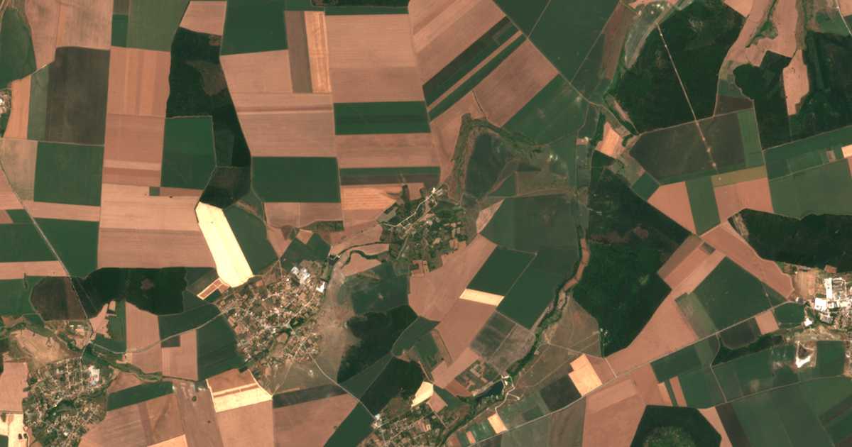 Carte satellite de Krakra