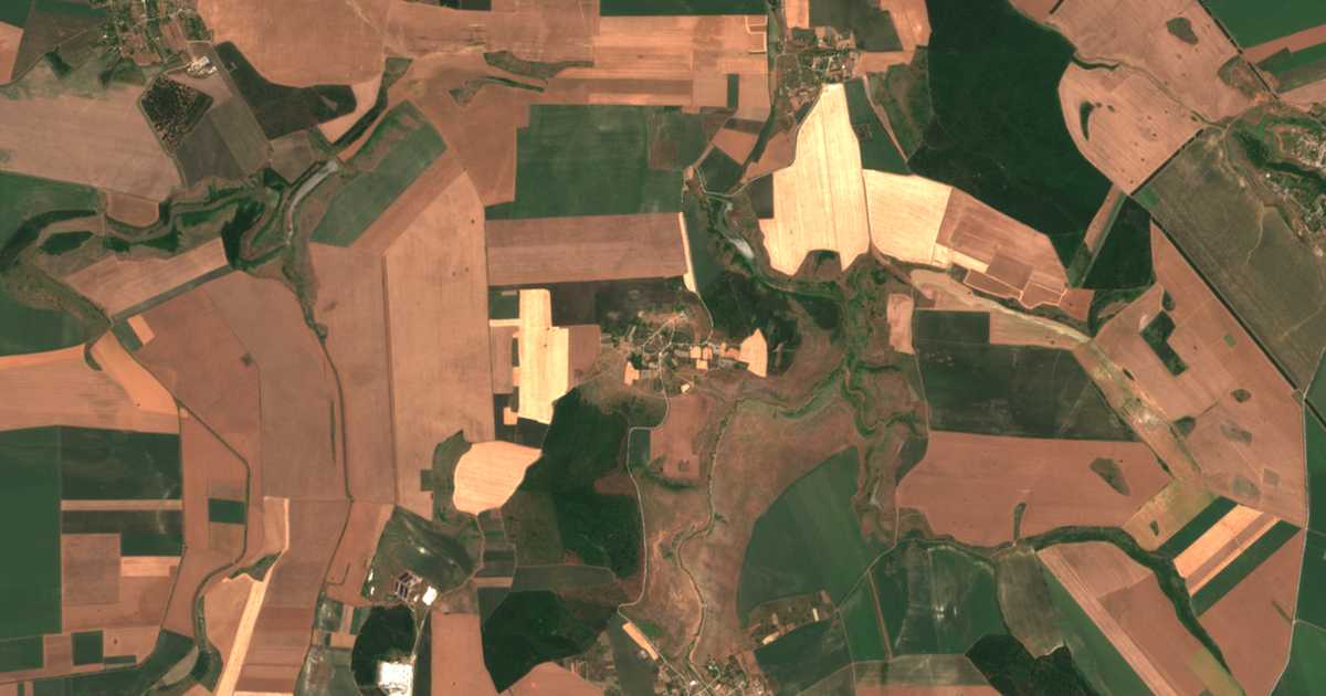 Carte satellite de Zvǎnec