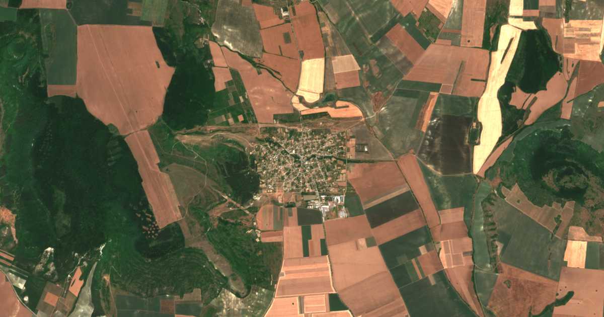 Carte satellite de Belogradets