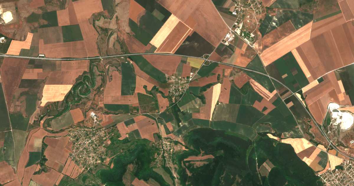 Carte satellite de Gabarnitsa