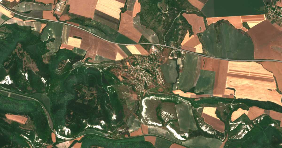 Carte satellite de Nevsha