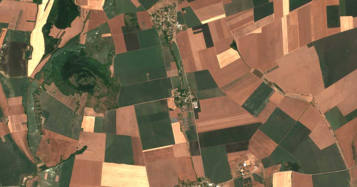 Carte satellite de Sredno Selo
