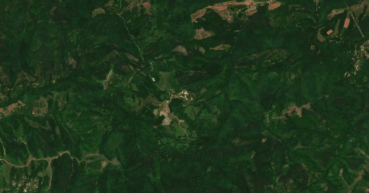 Carte satellite de Badevci