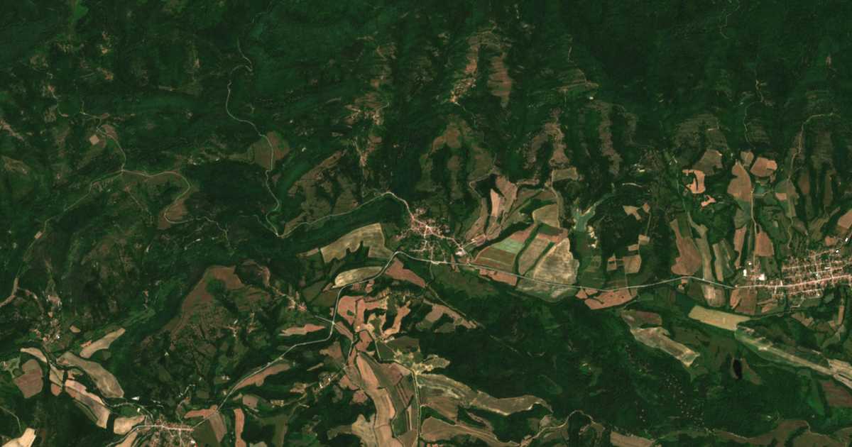 Carte satellite de Bebrovo