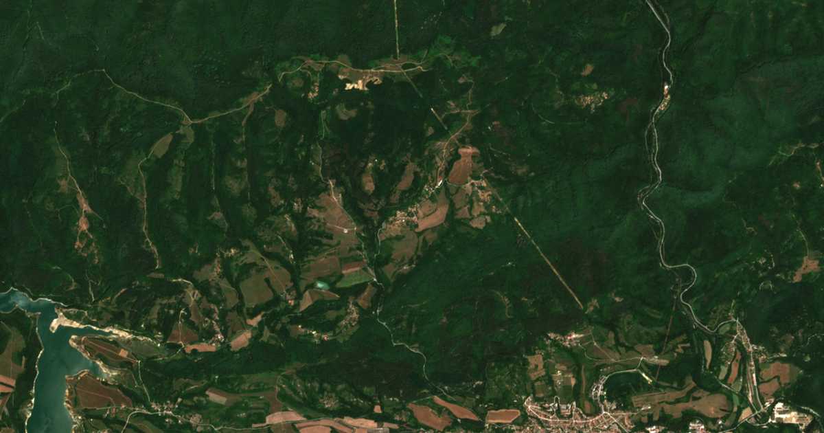 Carte satellite de Blǎskovci
