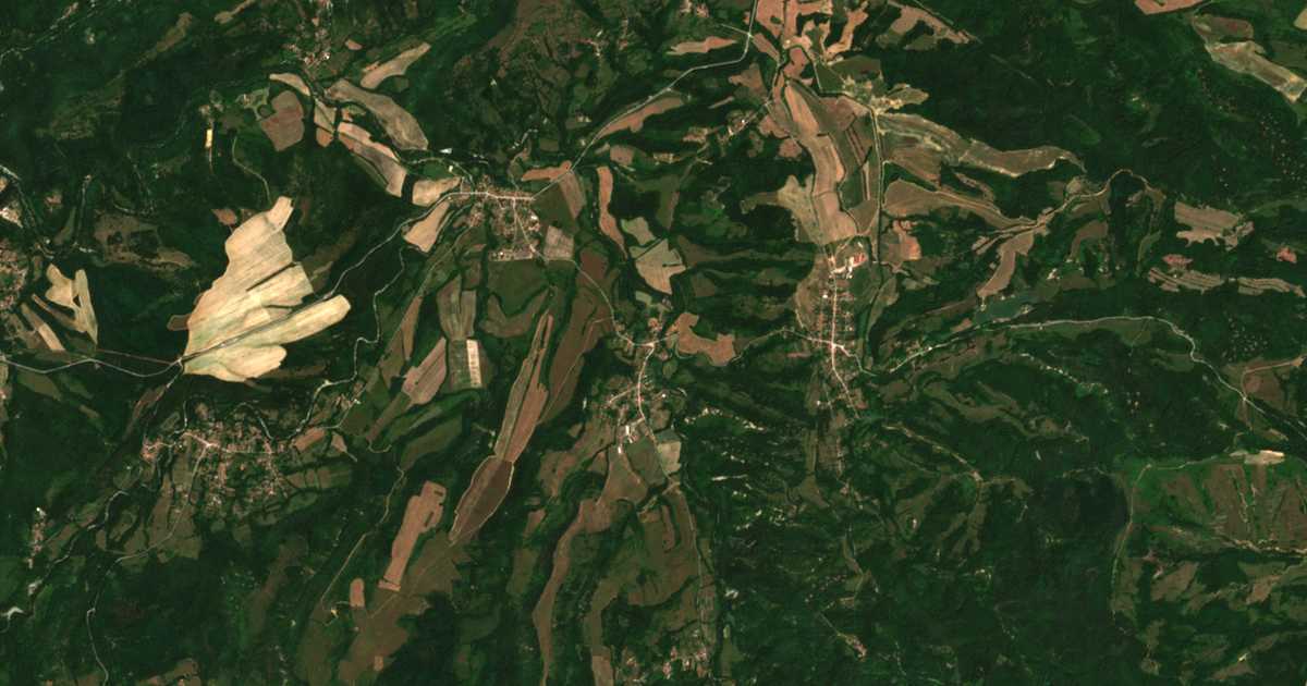 Carte satellite de Chakali