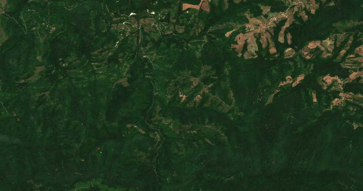 Carte satellite de Debeli rǎt