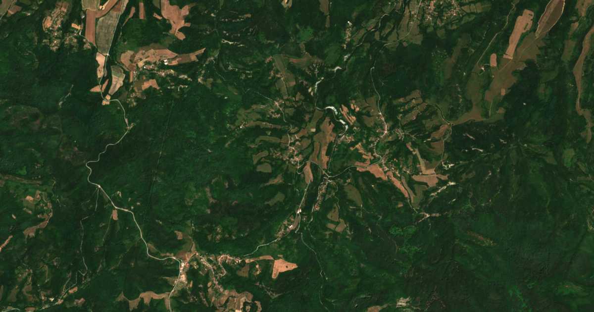 Carte satellite de Lazartsi